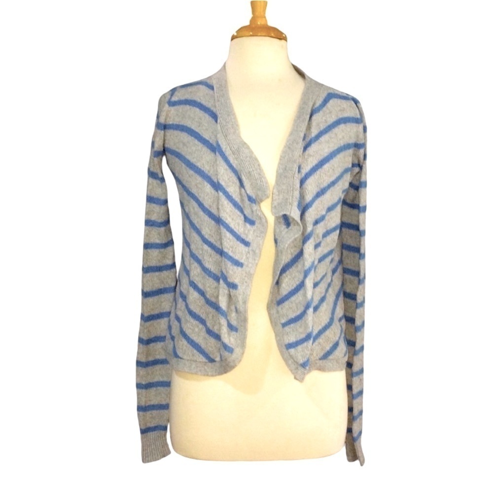 Hollister Women's Crop Striped Open Sweater Cardigan S - Picture 4 of 4